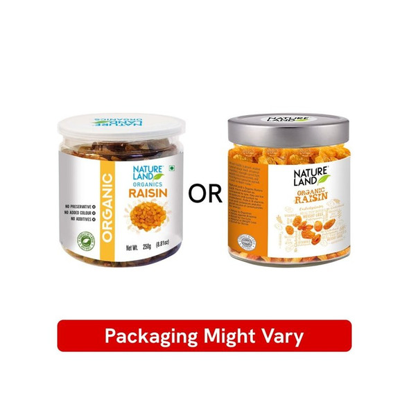 Natureland Organic Raisins|250 g Natureland Organic Raisins|250 g