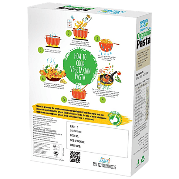 Natureland Organics Pasta Penne|250 g