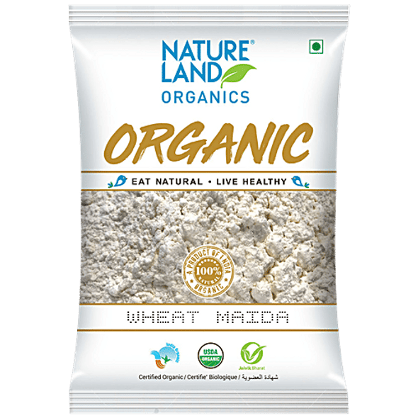 Natureland Organics Wheat Maida|500 g Natureland Organics Wheat Maida|500 g