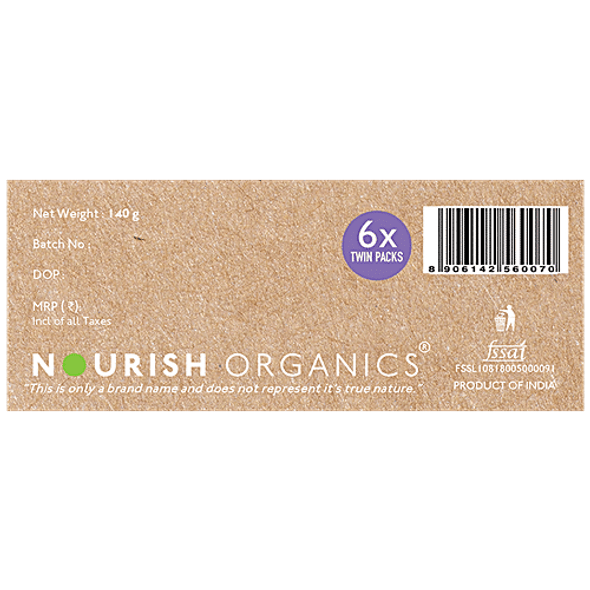 Nourish Organics Variety Cookies Pack - Rich In Antioxidants, Fibre & Protein, No Preservatives|140 g