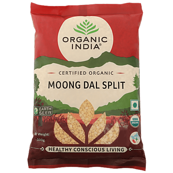 Organic India Moong Dal - Split, Healthy, Pesticide-Free|500 g