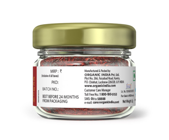 Organic India Saffron Thread kesar 2g