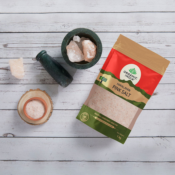 Organic India Pink Rock Salt Pack of 3
