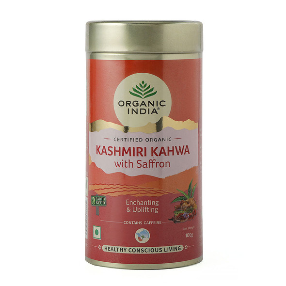Organic India Kashmiri Kahwa with Saffron 100 gm Tin Organic India Kashmiri Kahwa with Saffron 100 gm Tin