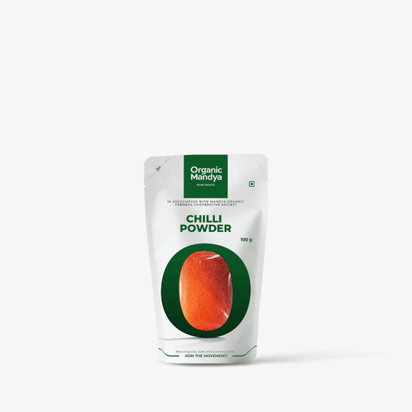 Organic Mandya Organic Chilli Powder|100g Organic Mandya Organic Chilli Powder|100g