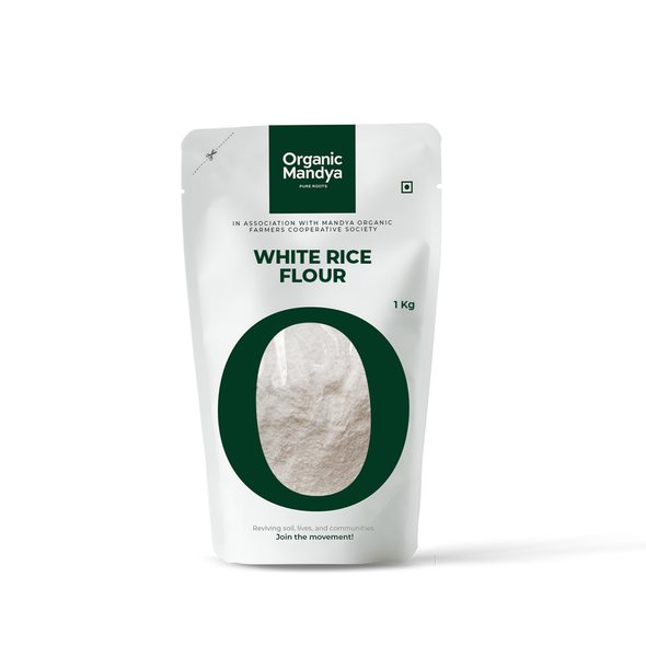 Organic Mandya Organic White Rice Flour|1kg