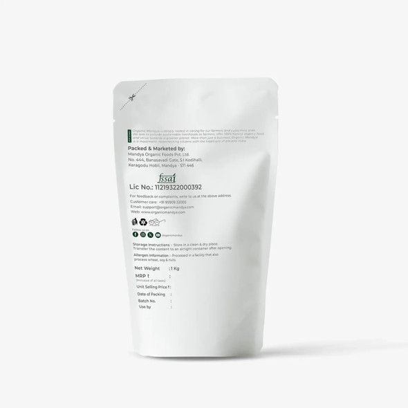 Organic Mandya Organic White Rice Flour|1kg