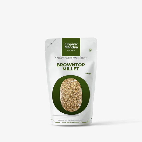Organic Mandya Organic Browntop Millet|500g Organic Mandya Organic Browntop Millet|500g