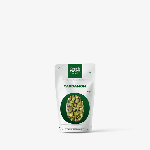 Organic Mandya Organic Cardamom|50g