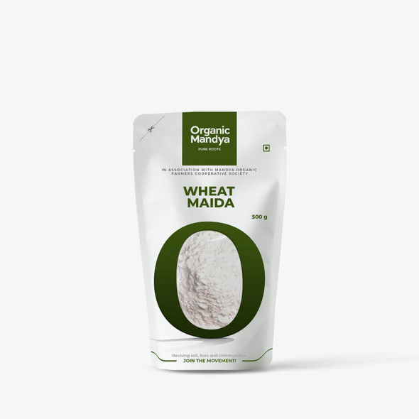 Organic Mandya Organic Wheat Maida|500g Organic Mandya Organic Wheat Maida|500g