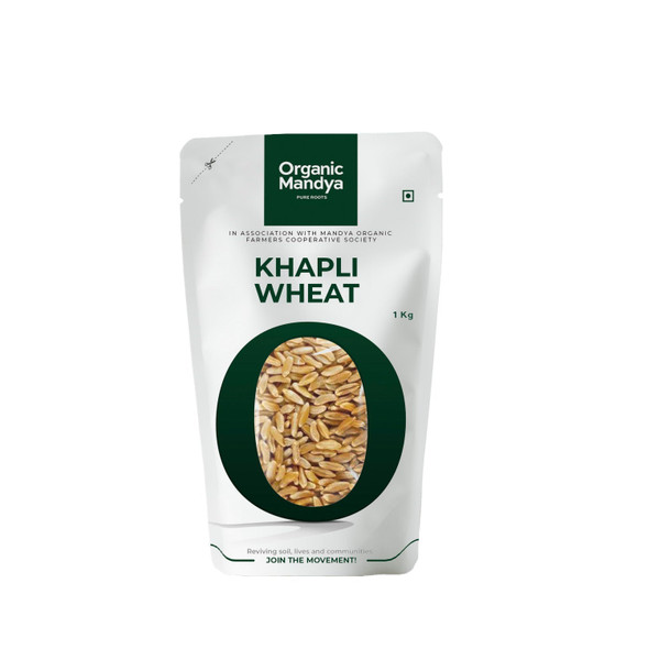 Organic Mandya Organic Khapli Wheat (Jave)|1kg Organic Mandya Organic Khapli Wheat (Jave)|1kg