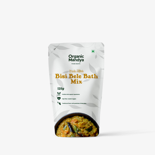 Organic Mandya Kodo Millet Bisi Bele Bath Mix|125g