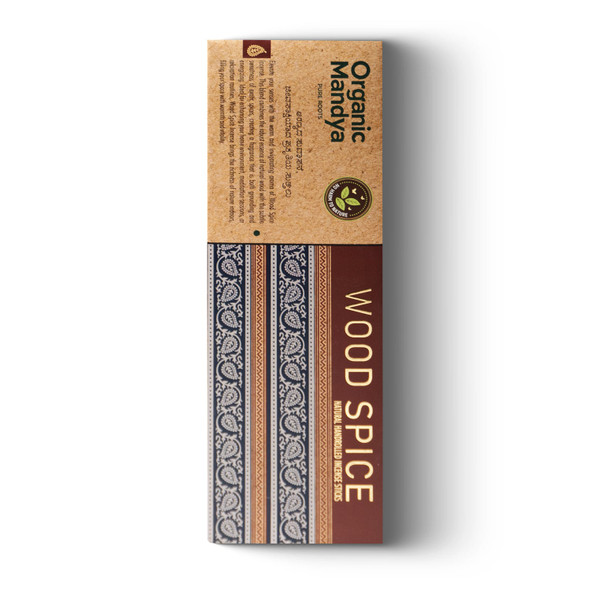 Organic Mandya Agarbatti - Wood Spice|50g