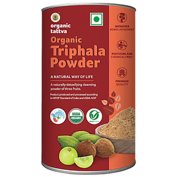 Organic Tattva Organic-Triphala Powder|100 g