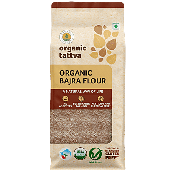 Organic Tattva Organic Bajra Flour|500 g Organic Tattva Organic Bajra Flour|500 g
