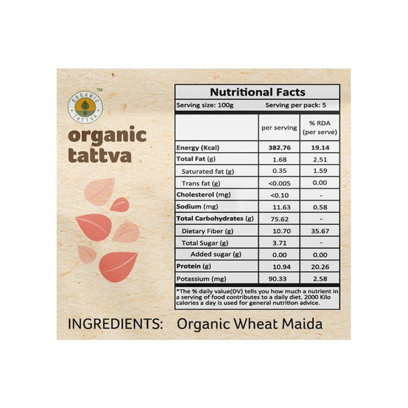 Organic Tattva Organic Maida|500 g Organic Tattva Organic Maida|500 g