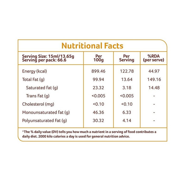 Organic Tattva Organic Groundnut Oil|1 l, 1 ltr