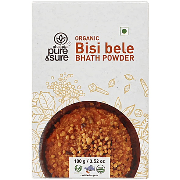 Phalada Pure & Sure Organic - Bisi Bele Bhath Powder|100 g