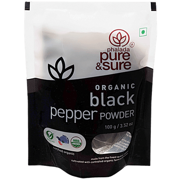 Phalada Pure & Sure Organic Black Pepper Powder|100 g