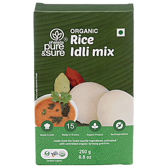 Phalada Pure & Sure Organic Rice Idly Mix - Nutritious, Rich In Protein|250 g