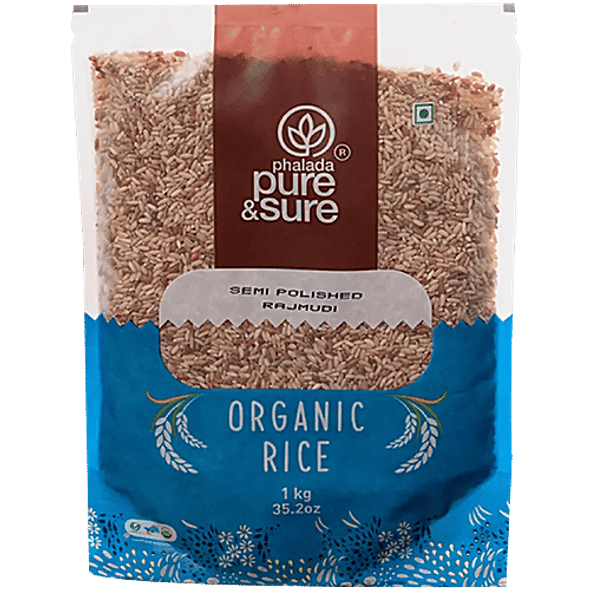Phalada Pure & Sure Organic - Rice/Akki Semi polished|1 kg