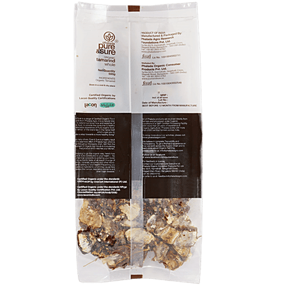 Phalada Pure & Sure Organic - Tamarind/Hunisehannu Whole|500 g