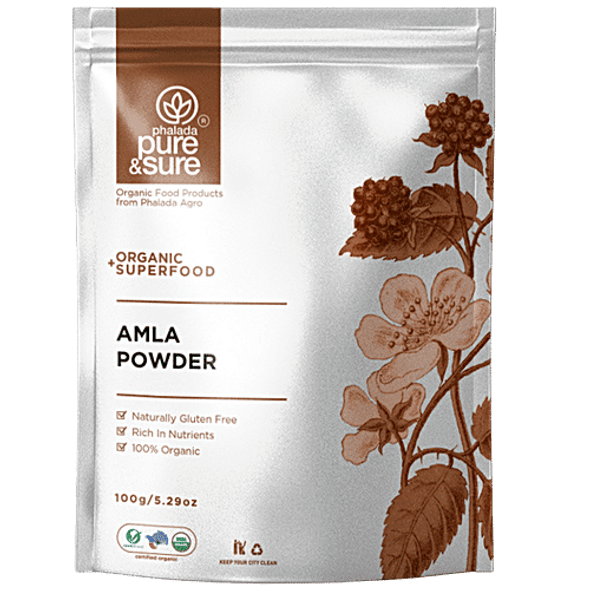 Phalada Pure & Sure Organic Amla Powder|100 g