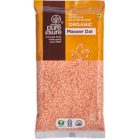 Phalada Pure & Sure Organic - Masoor Daal|500 g