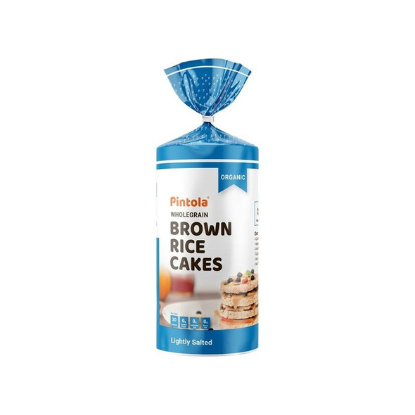 Pintola Organic Wholegrain Brown Rice Cake (Lightly Salted)|130 g Pintola Organic Wholegrain Brown Rice Cake (Lightly Salted)|130 g