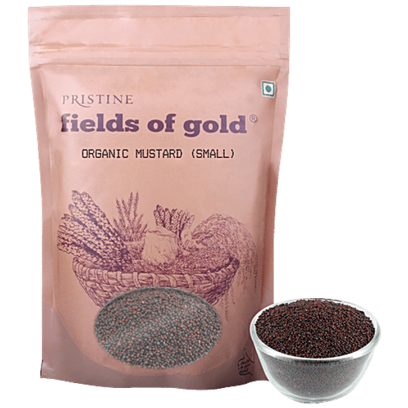 PRISTINE Fields Of Gold Organic Mustard - Small|100 g PRISTINE Fields Of Gold Organic Mustard - Small|100 g