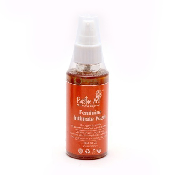 RUSTIC ART Organic Feminine Intimate Wash|100 ml