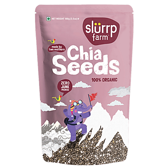 Slurrp Farm Organic Chia Seeds|100 g Slurrp Farm Organic Chia Seeds|100 g