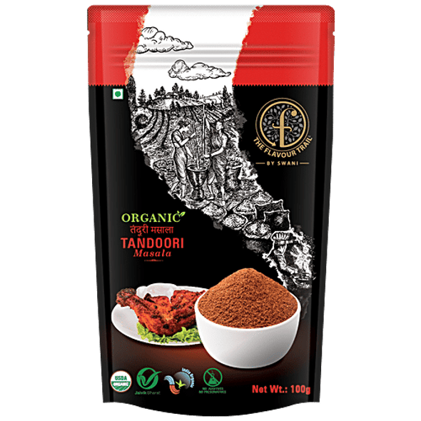The Flavour Trail by Swani Organic Tandoori Masala|100 g The Flavour Trail by Swani Organic Tandoori Masala|100 g