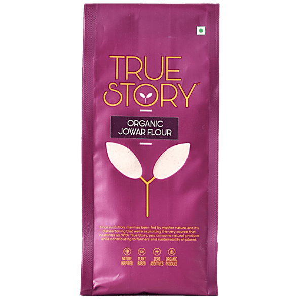 True Story Organic Jowar Flour|500 g True Story Organic Jowar Flour|500 g