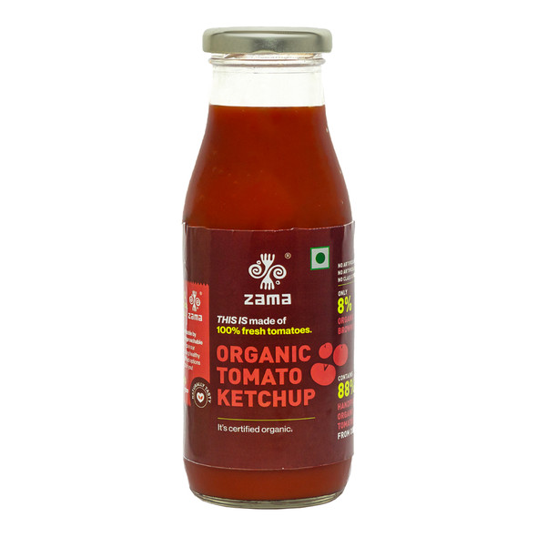 ZAMA ORGANICS Organic Tomato Ketchup|300 g ZAMA ORGANICS Organic Tomato Ketchup|300 g