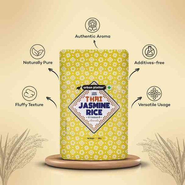 Urban Platter Thai Jasmine Rice | 1000gm | 2.20 lbs
