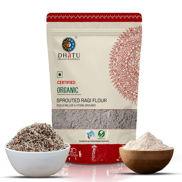 Dhatu Organic Sprouted Ragi Flour 500g