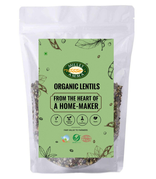 Unpolished ORGANIC Ragi (Finger Millet) Grains | 500gm | (Kelvaragu,Nachni,Ragulu) | Suitable for Multiple Millet Recipes (Ragi Ladoo, Roti, Dosa, Idly) | by MILLET AMMA|500gm|1.1 lbs