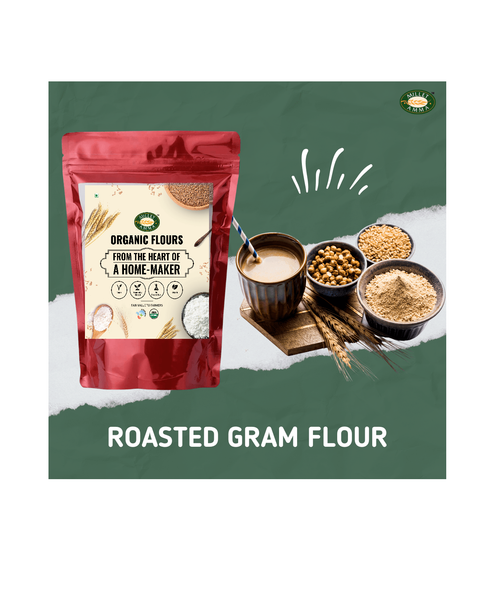 Gluten Free Multi Millet & Quinoa Flour - 500gm | Made With Unpolished Grains (75% Millet Flour) | Rich in Fiber & Proteins by MILLET AMMA|500gm|1.1 lbs