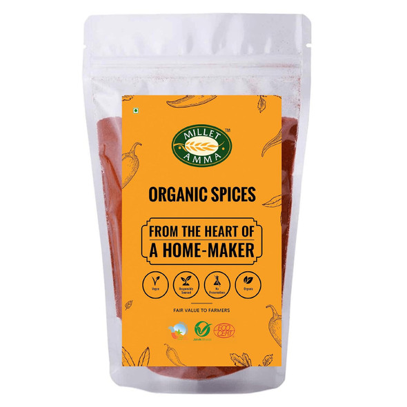 MILLET AMMA Organic Byadgi Red Chilli Whole|200gm|0.44 lbs
