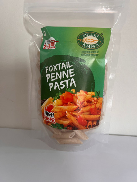 MILLET AMMA Barnyard Penne Pasta|180gm|0.4 lbs