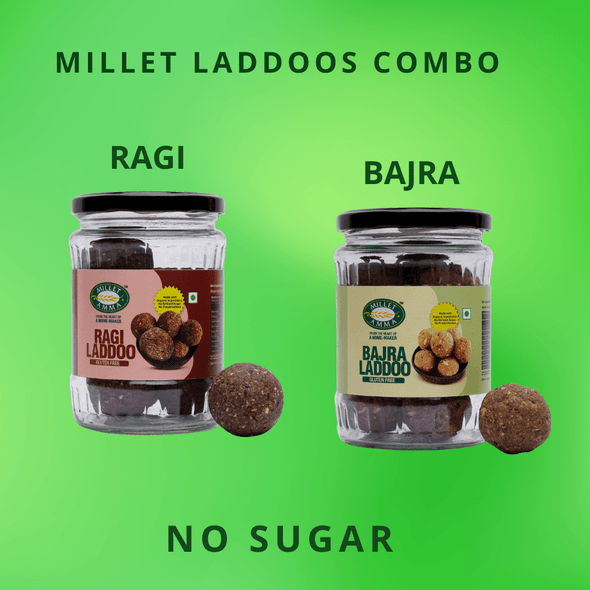 Organic Millet Breakfast Idli and Rava Dosa Combo | Millet Rava Dosa Mix 250g + Millet Rava Idli Mix 250g by MILLET AMMA|500gm|1.1 lbs