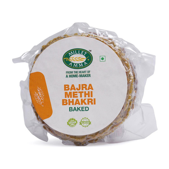 Millet Amma Bajra Methi Bhakhri |180gm|0.4 lbs