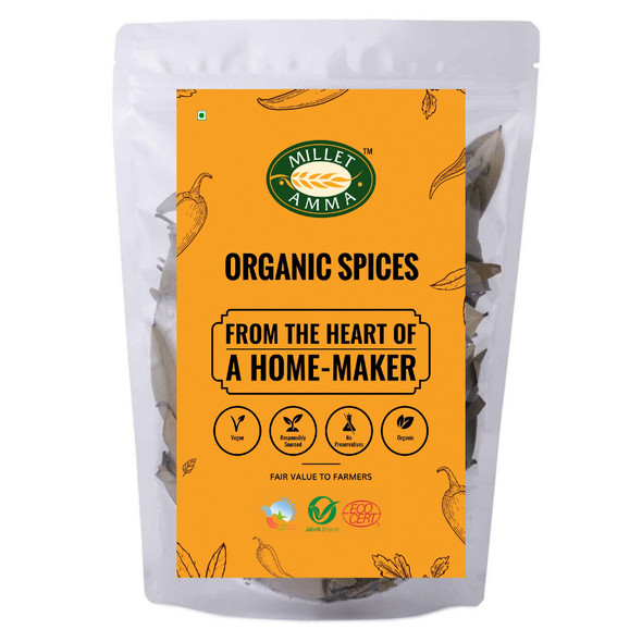 Millet Amma Bay Leaf Dry Organic|50gm|0.11 lbs