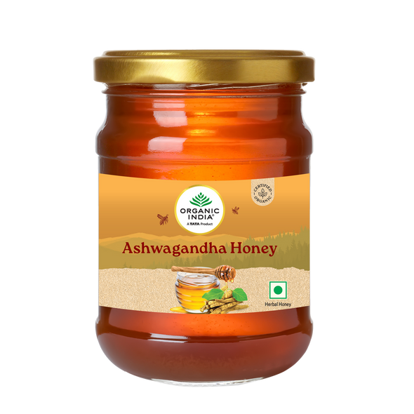 Organic India Ashwagandha Honey, Organic Certified |125gm|0.28 lbs