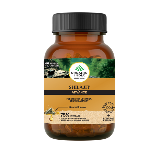Organic India Shilajit Advance 60 Cap |150gm|0.33 lbs