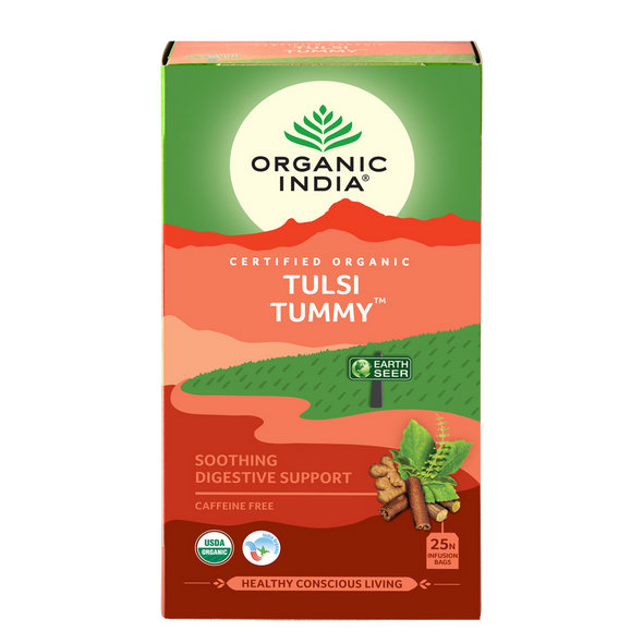 Organic India Tulsi Tummy 25s TBx10 |100gm|0.22 lbs