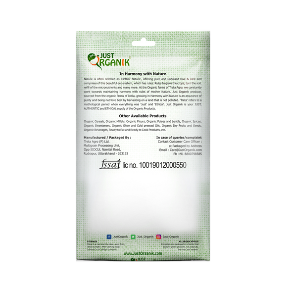 Organic Mix Dal (Dal Panchrangi) by Just Organik|1000gm|2.2 lbs