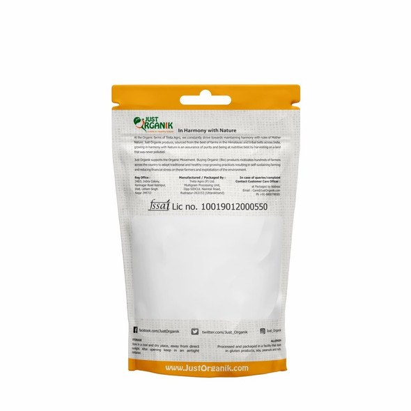 Organic Turmeric Powder- 200 g by Just Organik|200gm|0.44 lbs