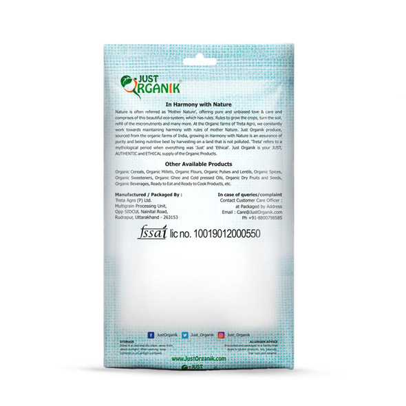 Organic Chana Sattu by Just Organik|1000gm|2.2 lbs